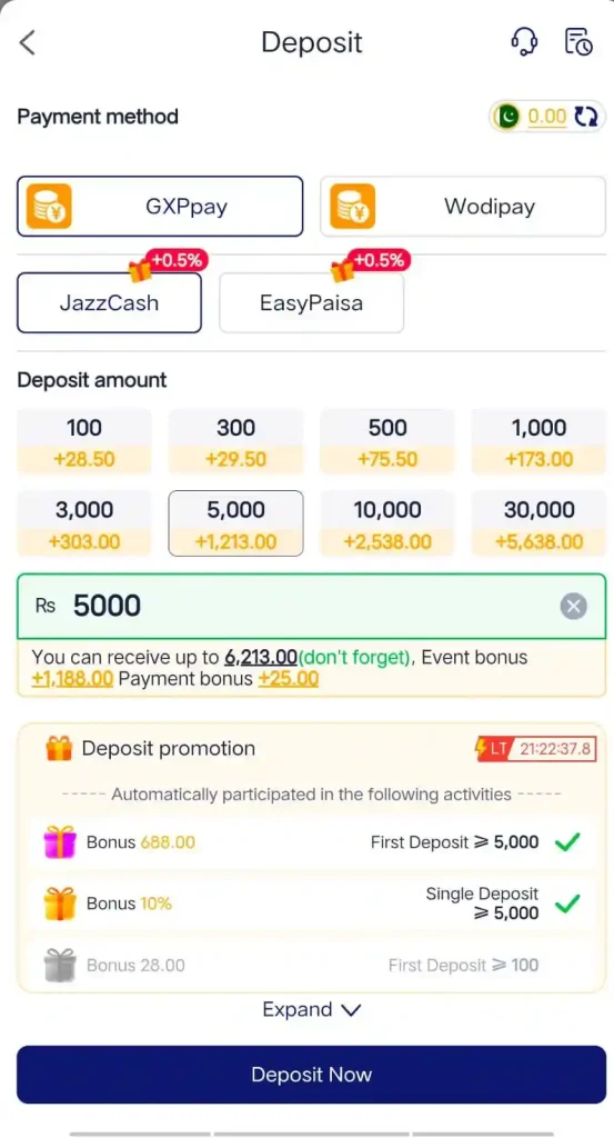 QPbet Game Deposit