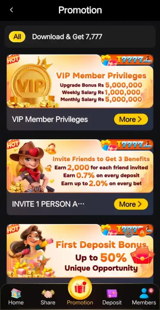 T7777 Game Download