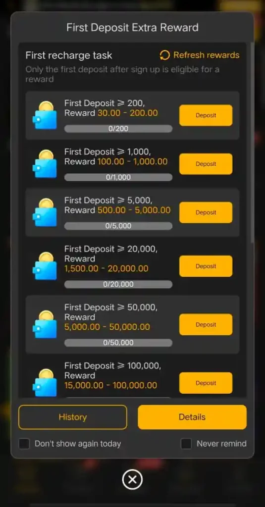 XP777 Game Deposit