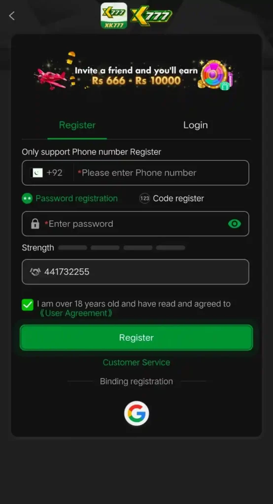 XK777 Game App